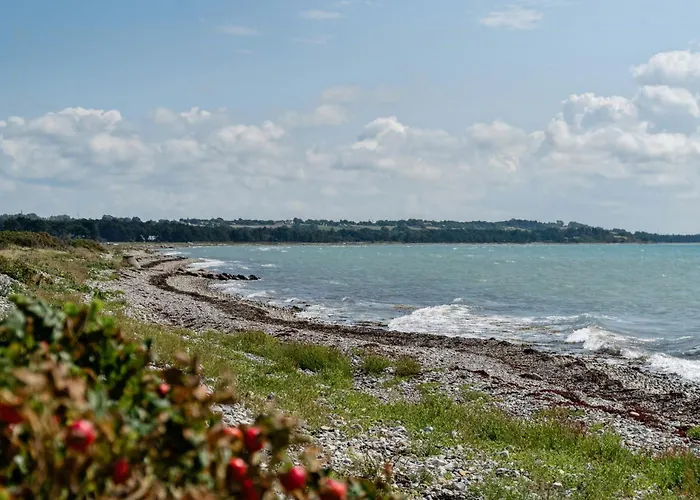Panorama And Bridge At Sejero Bay Tjørneholm